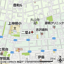 東京都品川区二葉4丁目10周辺の地図
