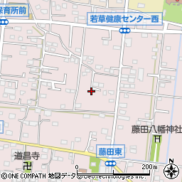 山梨県南アルプス市藤田104-10周辺の地図