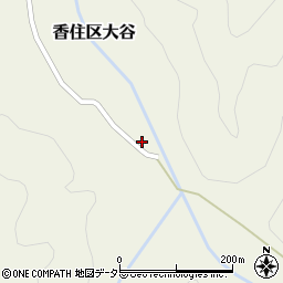 兵庫県美方郡香美町香住区大谷55-1周辺の地図