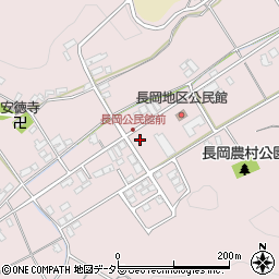 京都府京丹後市峰山町長岡周辺の地図
