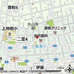 東京都品川区二葉4丁目9-3周辺の地図