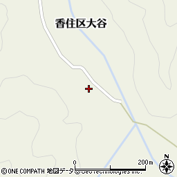 兵庫県美方郡香美町香住区大谷250周辺の地図