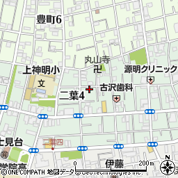 東京都品川区二葉4丁目10-2周辺の地図