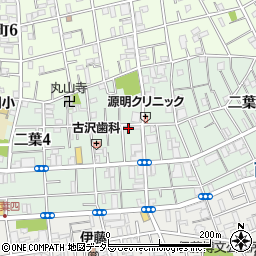 東京都品川区二葉4丁目15-1周辺の地図