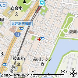ローソン・スリーエフ東大井店周辺の地図