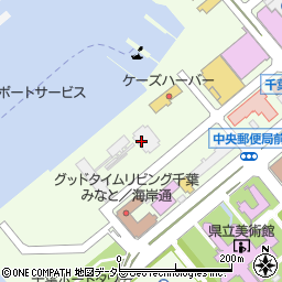 千葉県千葉市中央区中央港1丁目20周辺の地図