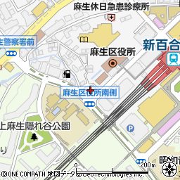 三井ホーム株式会社　神奈川中央支店新百合ヶ丘営業所周辺の地図