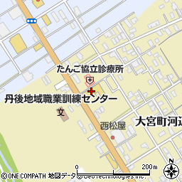 トヨタカローラ京都京丹後店周辺の地図