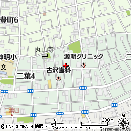 東京都品川区二葉4丁目13-18周辺の地図