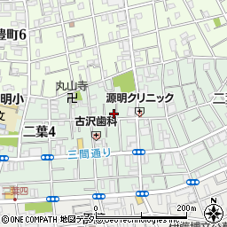 東京都品川区二葉4丁目13-17周辺の地図