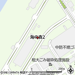 東京都江東区海の森2丁目周辺の地図