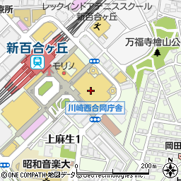 きもののやまと新百合ヶ丘店周辺の地図