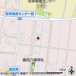 山梨県南アルプス市藤田1690-6周辺の地図