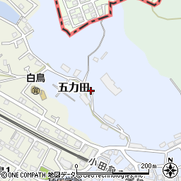 神奈川県川崎市麻生区五力田周辺の地図