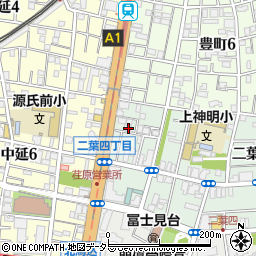 東京都品川区二葉4丁目1-15周辺の地図