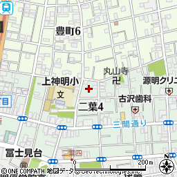 東京都品川区二葉4丁目5周辺の地図