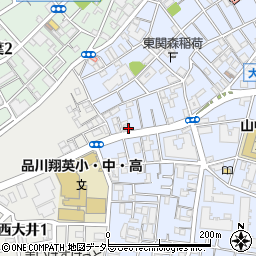 東京都品川区大井2丁目19-11周辺の地図
