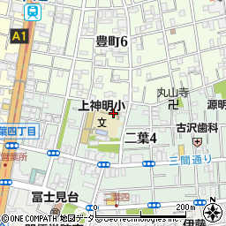 東京都品川区二葉4丁目4-10周辺の地図