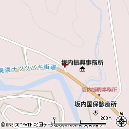 ＪＡいび川久瀬支店坂内出張所周辺の地図