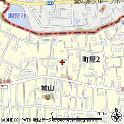 神奈川県相模原市緑区町屋2丁目14-13周辺の地図