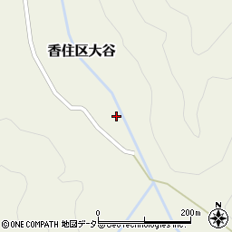 兵庫県美方郡香美町香住区大谷51周辺の地図