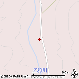 岐阜県美濃市乙狩1332周辺の地図