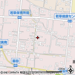 山梨県南アルプス市藤田123-3周辺の地図