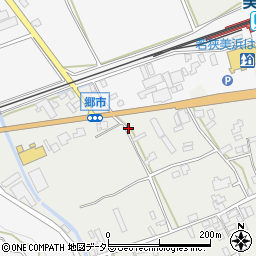 中日新聞・日刊県民福井・朝日新聞・美浜販売店周辺の地図