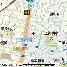東京都品川区二葉4丁目1周辺の地図