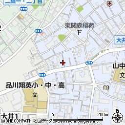 東京都品川区大井2丁目19-8周辺の地図