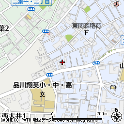 東京都品川区大井2丁目19周辺の地図