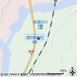 岐阜県加茂郡白川町河東3508周辺の地図