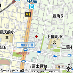 東京都品川区二葉4丁目1-4周辺の地図