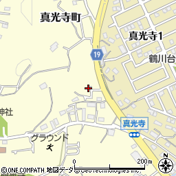 東京都町田市真光寺町254周辺の地図