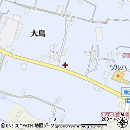 鶴田農園周辺の地図