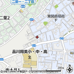 東京都品川区大井2丁目19-16周辺の地図