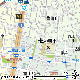東京都品川区二葉4丁目3-2周辺の地図