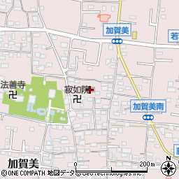 加賀美公民館周辺の地図