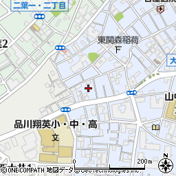 東京都品川区大井2丁目19-7周辺の地図