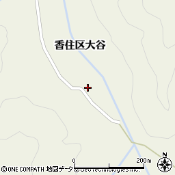 兵庫県美方郡香美町香住区大谷91周辺の地図