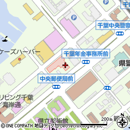 千葉県千葉市中央区中央港1丁目17周辺の地図