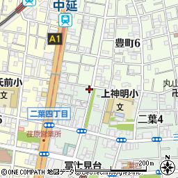 東京都品川区二葉4丁目1-6周辺の地図