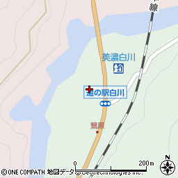 岐阜県加茂郡白川町河東3550周辺の地図