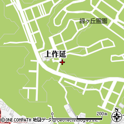 神奈川県川崎市高津区上作延周辺の地図
