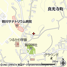 東京都町田市真光寺町238-1周辺の地図