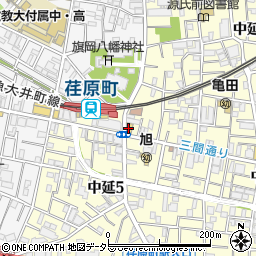 セブンイレブン品川荏原町駅前店周辺の地図
