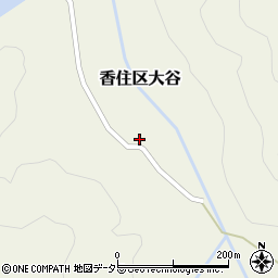 兵庫県美方郡香美町香住区大谷118周辺の地図