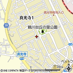 鶴川台いこいの里公園周辺の地図