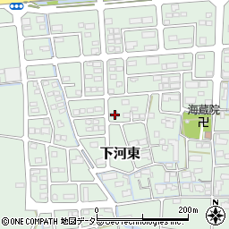 山梨県中央市下河東1813周辺の地図