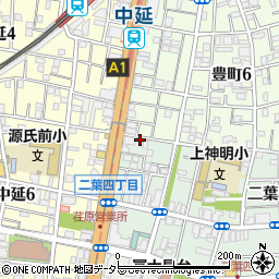 東京都品川区二葉4丁目1-2周辺の地図